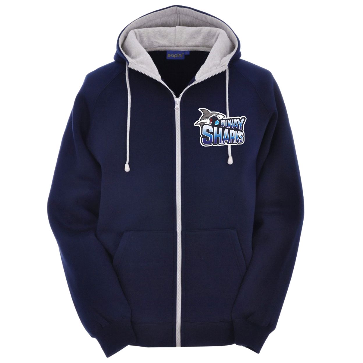 Solway Sharks Elite Zip Hoodie â Mowbray Sports & Corporate Clothing