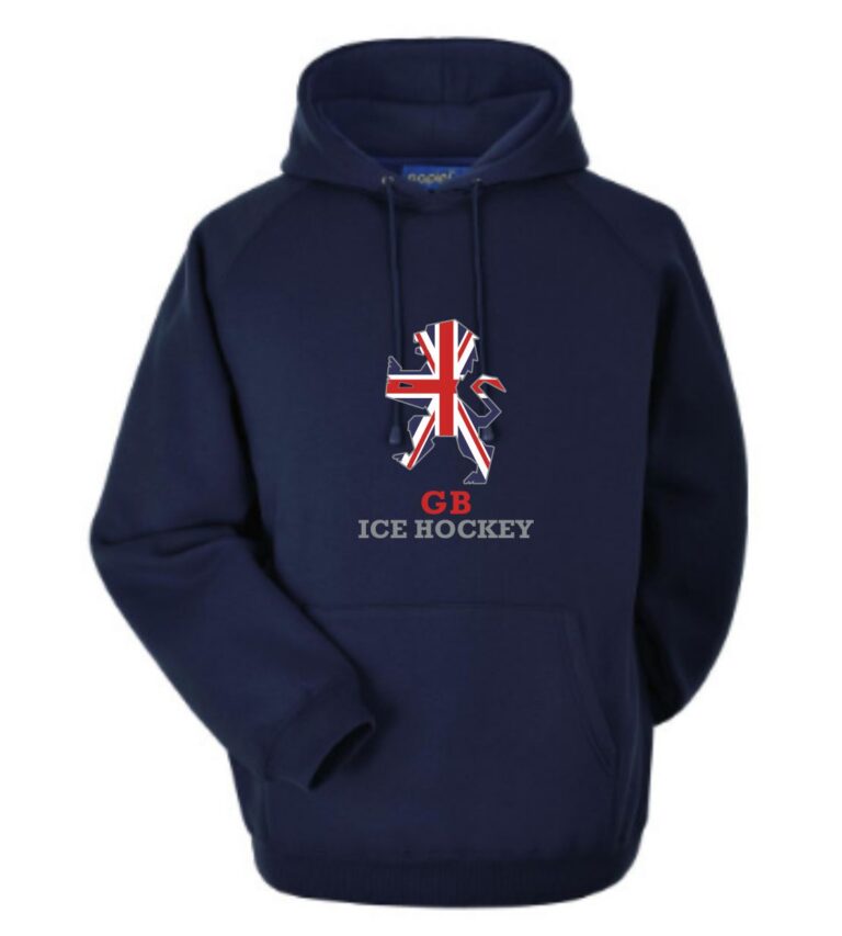 GB Ice Hockey Classic Large Logo Hoodie Mowbray Sports & Corporate