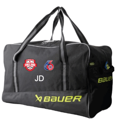 England Quebec Bauer Team Carry Bag - Player (ONLY) Optional