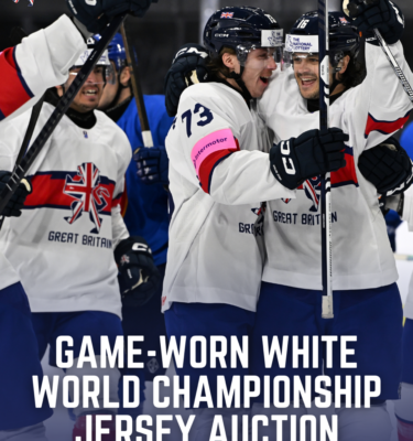 IIHF 2025 Division 1 Group A - GB Game Jersey Auction