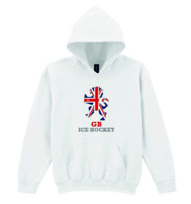 GB Classic Large Logo Hoodie - White