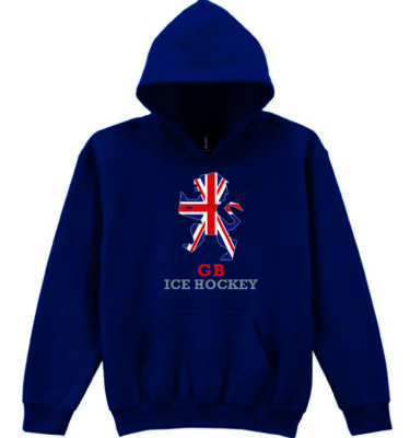 GB Classic Large Logo Hoodie - Navy